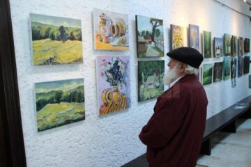 Vernisajul expoziției de pictură Tabăra de la Pătrăuți
