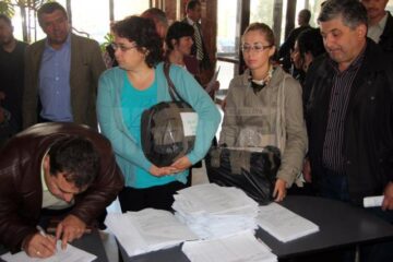 Coletele cu buletinele de vot au fost distribuite președinților de comisii electorale din fiecare județ