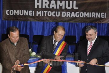 Inaugurarea investiției de la Mitocu Dragomirnei