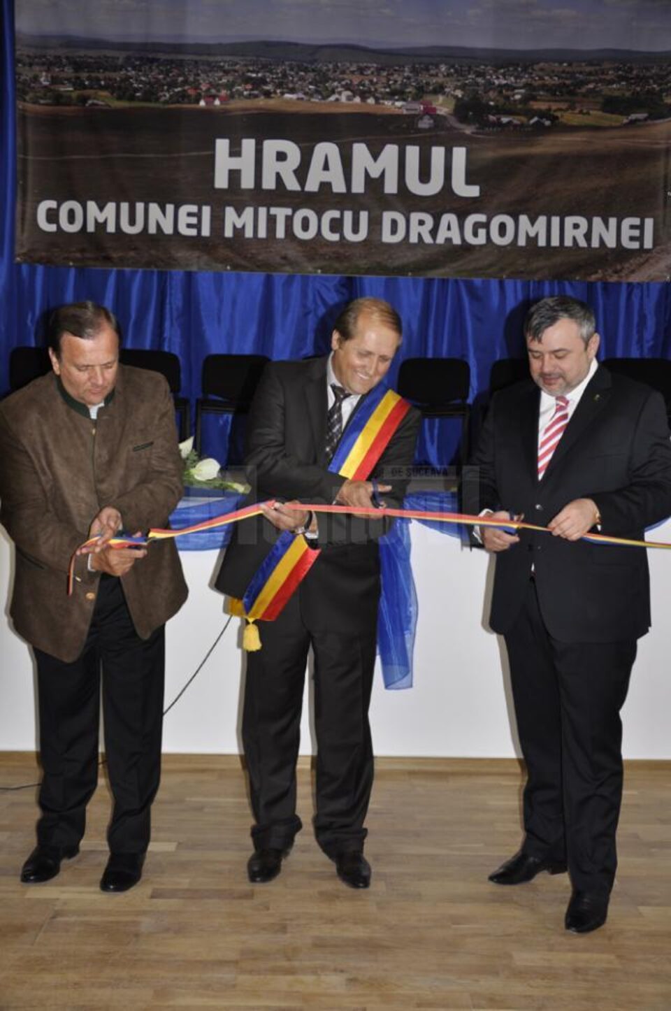 Inaugurarea investiției de la Mitocu Dragomirnei