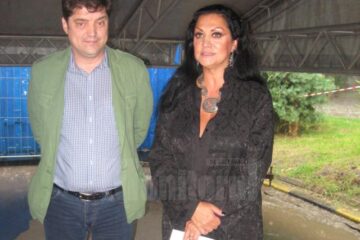 Beatrice Rancea, managerul Operei Naționale din Iași, împreună cu Florin Apetroaei, președintele Rotary Suceava