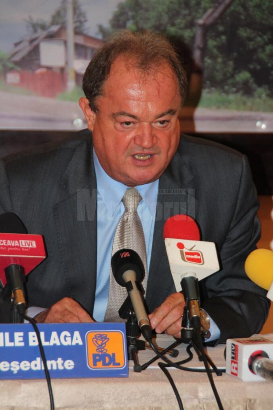 Liderul PDL, Vasile Blaga, a fost prezent ieri la Gura Humorului