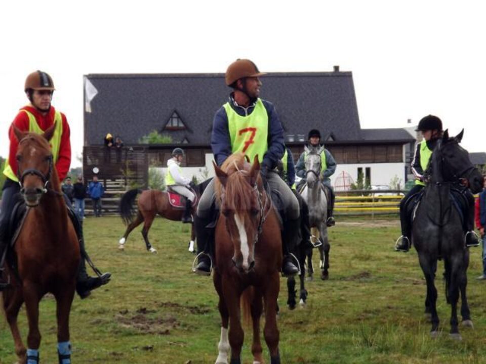 Concurenții Finalei Campionatului Național de Anduranță, aliniați la linia de start