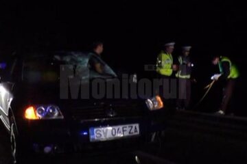 Șoferul în vârstă de 19 ani nu a mai putut evita tragedia