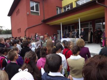 Ion Lungu, prezent la inaugurarea noului an școlar, la Școala Jean Bart, din Burdujeni