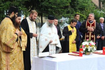 Deschiderea anului școlar de la Liceul Tehnologic „Ion Nistor” din orașul Vicovu de Sus