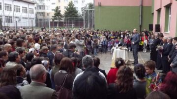 Senatorul Ovidiu Donțu, la festivitatea de deschidere a anului școlar a Școlii Nr. 11