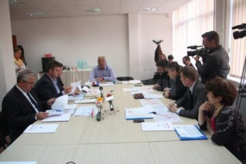 Întâlnirea dintre autoritățile din cele două județe a avut loc la Centrul Economic Bucovina