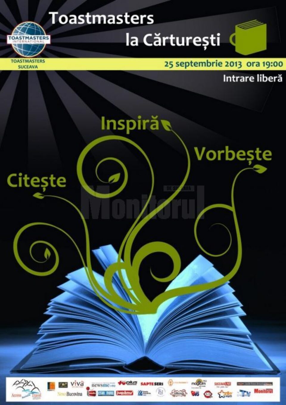 Speakerii Toastmasters Suceava vorbesc despre cărțile dragi lor, la Cărturești