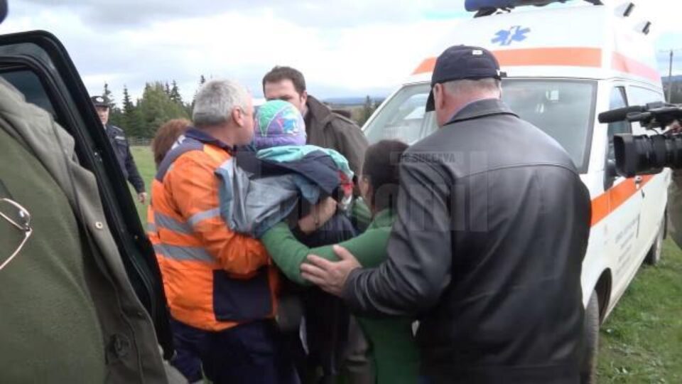 Copilul găsit după o noapte petrecută în pădure