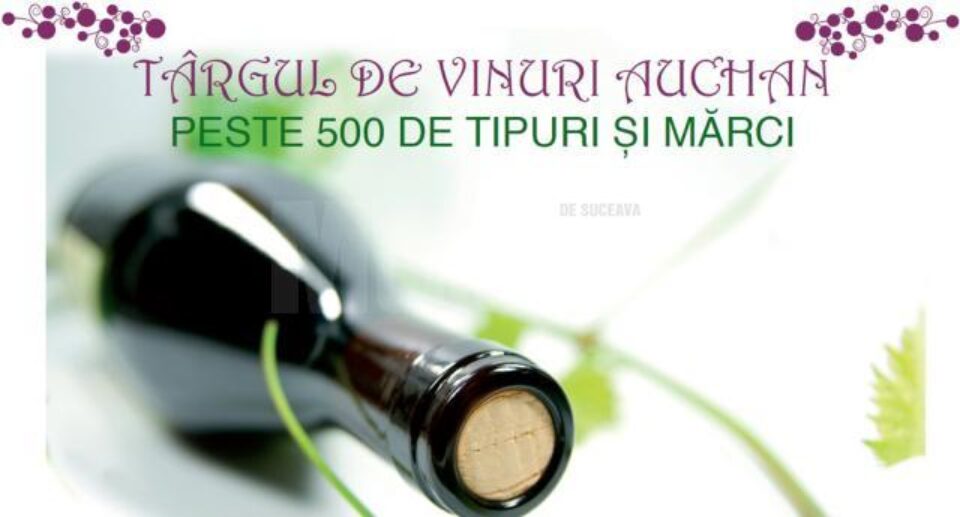 Târg de vinuri, la Auchan
