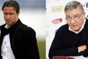 Între Reghecampf (stânga) și Mircea Sandu (dreapta) nu pare să mai existe cale de împăcare