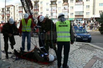 Exercițiu tactic pentru limitarea efectelor negative produse de un cutremur în municipiul Fălticeni