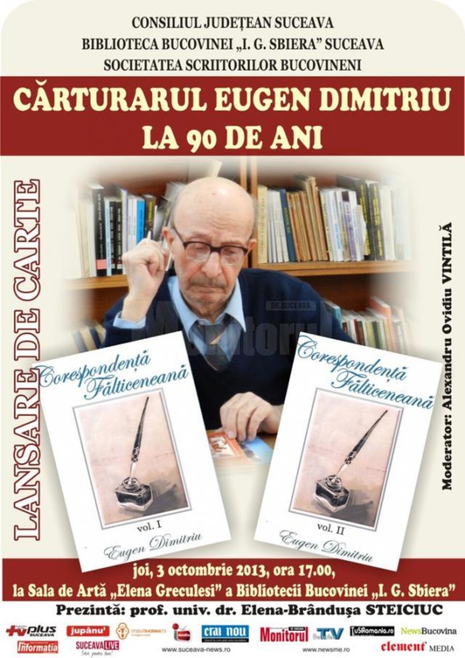 Cărturarul Eugen Dimitriu la 90 de ani