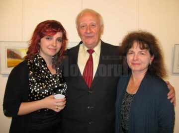 Radu Bercea împreună cu Oana și Cecilia Bedrulea