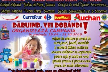 Acțiuni de colectare și donații pentru copiii și bătrânii neajutorați