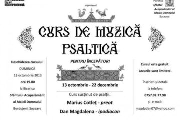 Curs de muzică psaltică pentru începători