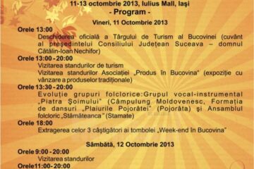 „Târgul de Turism al Bucovinei”, la Iulius Mall Iași