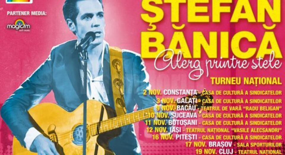 Concert Extraordinar Ștefan Bănică, pe 10 noiembrie