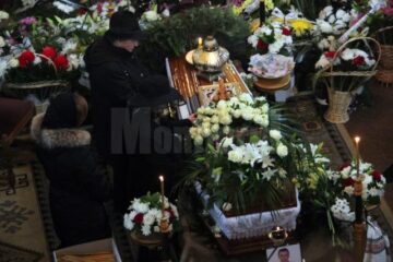 Slujba de înmormântare a preotului Vasile Nutu