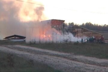 Pagubele provocate de incendiu se ridică la aproximativ 130.000 de lei