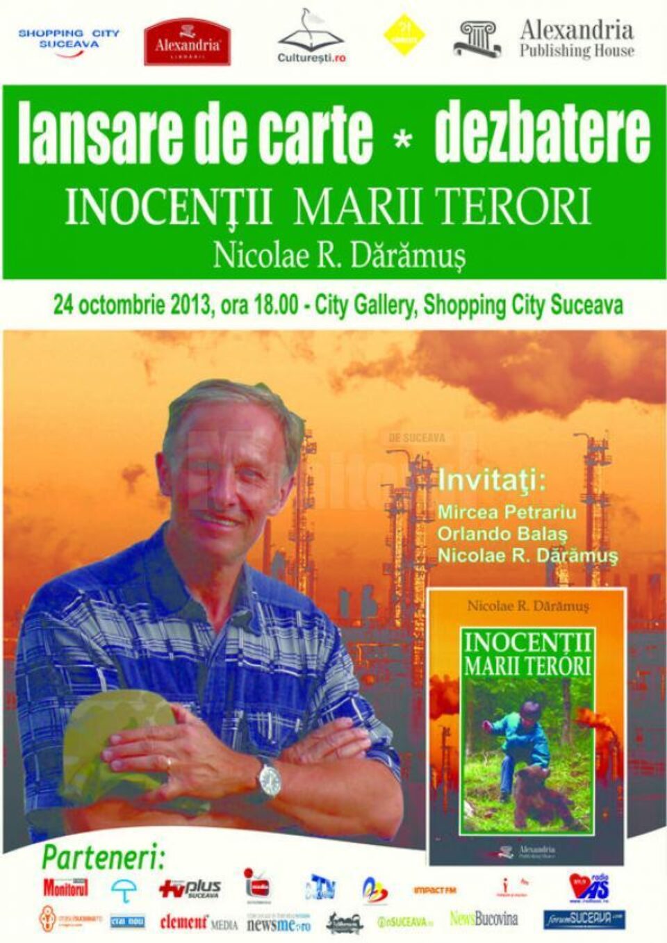 Lansare de carte & dezbatere cu genericul „Inocenții marii terori”