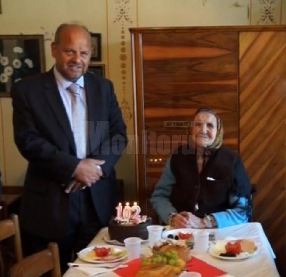 Primarul Olărean și Octavia Botezat
