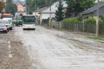 Strada Cuza Vodă, distrusă de lucrările pe POS Mediu