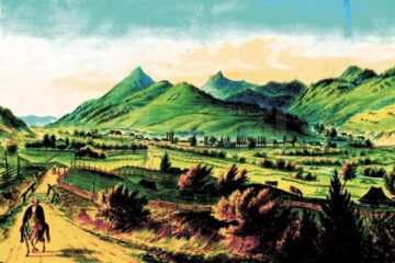Vatra Dornei – acuarelă de Franz Xaver Knapp (1809-1883)