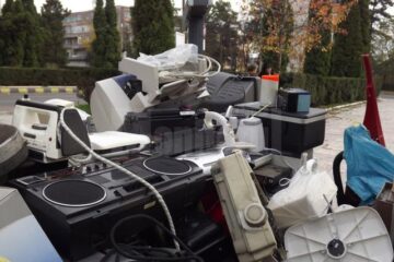 Punctul de colectare din Parcul Florea Vladimir