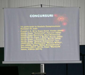 Practicanții de judo au făcut și o mică demonstrație la Fălticeni