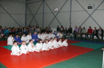 Practicanții de judo au făcut și o mică demonstrație la Fălticeni