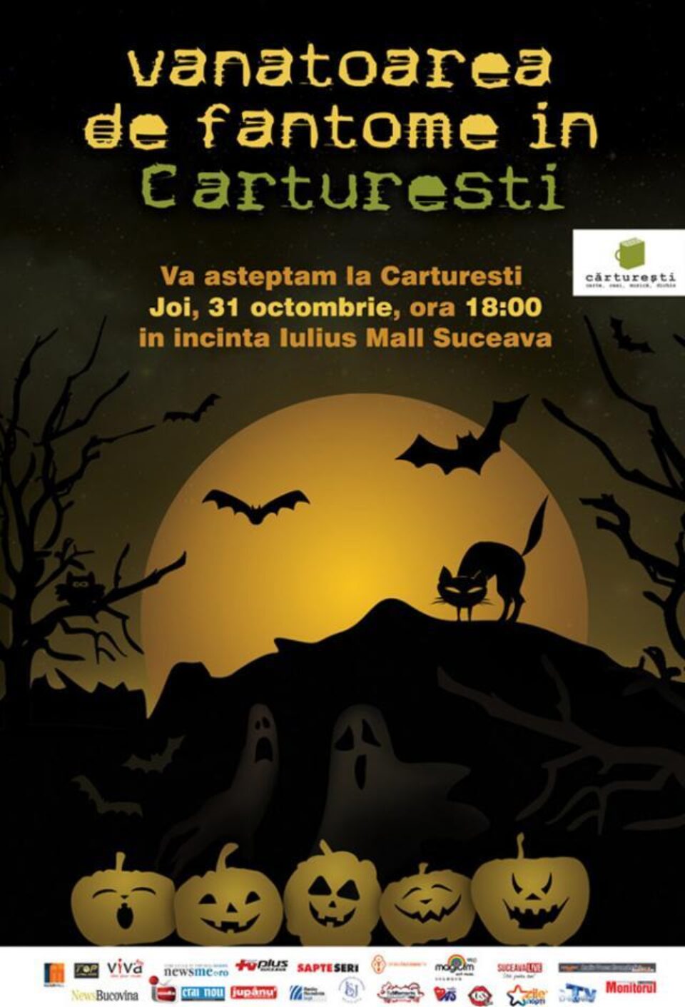 Vânătoarea de fantome în Cărturești