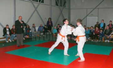 Practicanții de judo au făcut și o mică demonstrație la Fălticeni