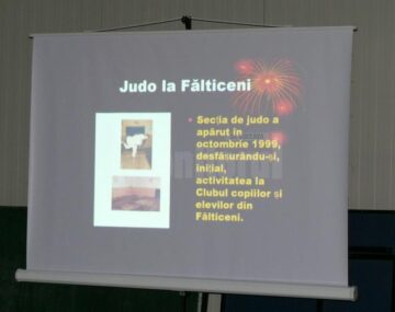 Practicanții de judo au făcut și o mică demonstrație la Fălticeni