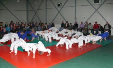 Practicanții de judo au făcut și o mică demonstrație la Fălticeni