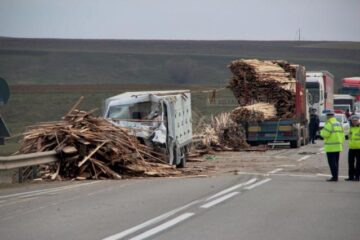 Autovehiculele grele, de transport marfă, reprezintă o mare problemă de pe șoselele județului