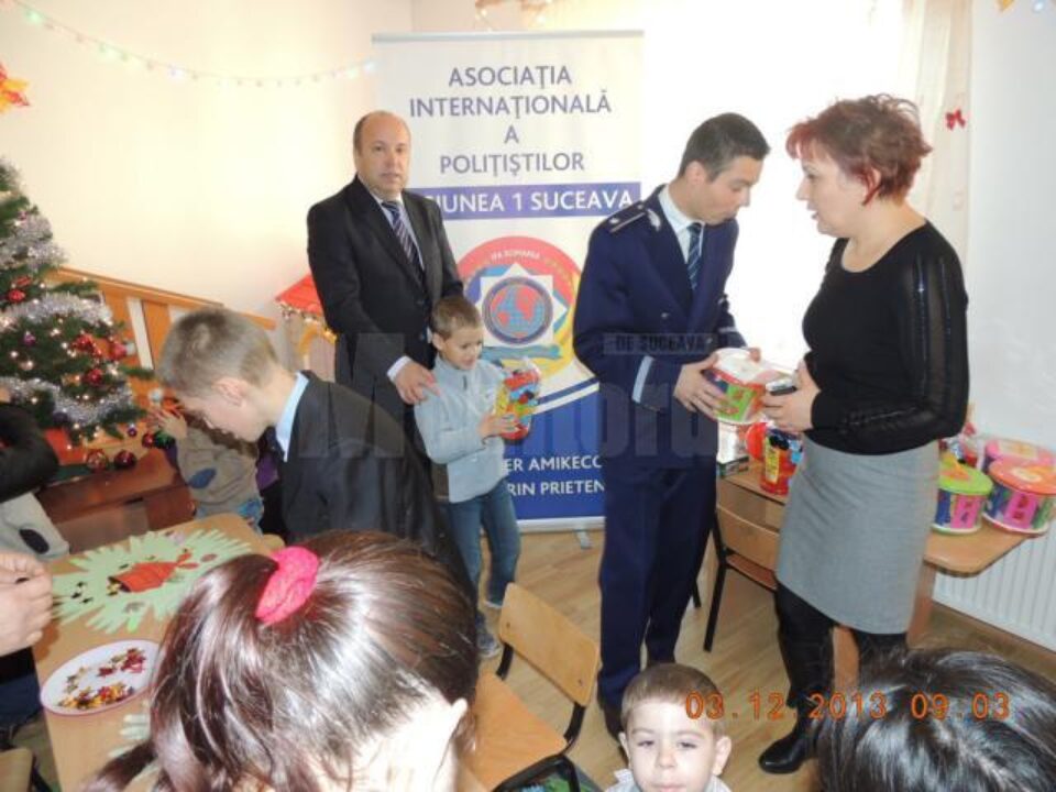 Săli de terapie pentru copii cu autism, dotate prin donații ale polițiștilor suceveni