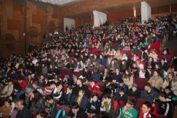 Două săli pline de elevi, la concertul simfonic „Muzica și bucuriile iernii”