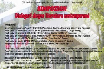 „Dialoguri despre literatura contemporană”