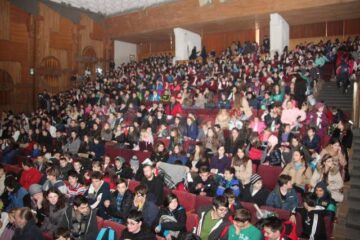 Două săli pline de elevi, la concertul simfonic „Muzica și bucuriile iernii”