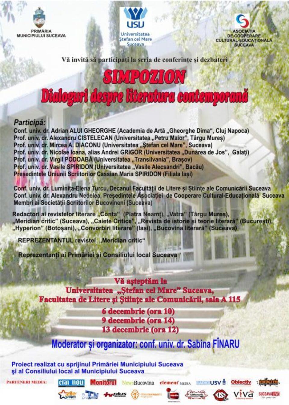 „Simpozion - Dialoguri despre literatura contemporană”