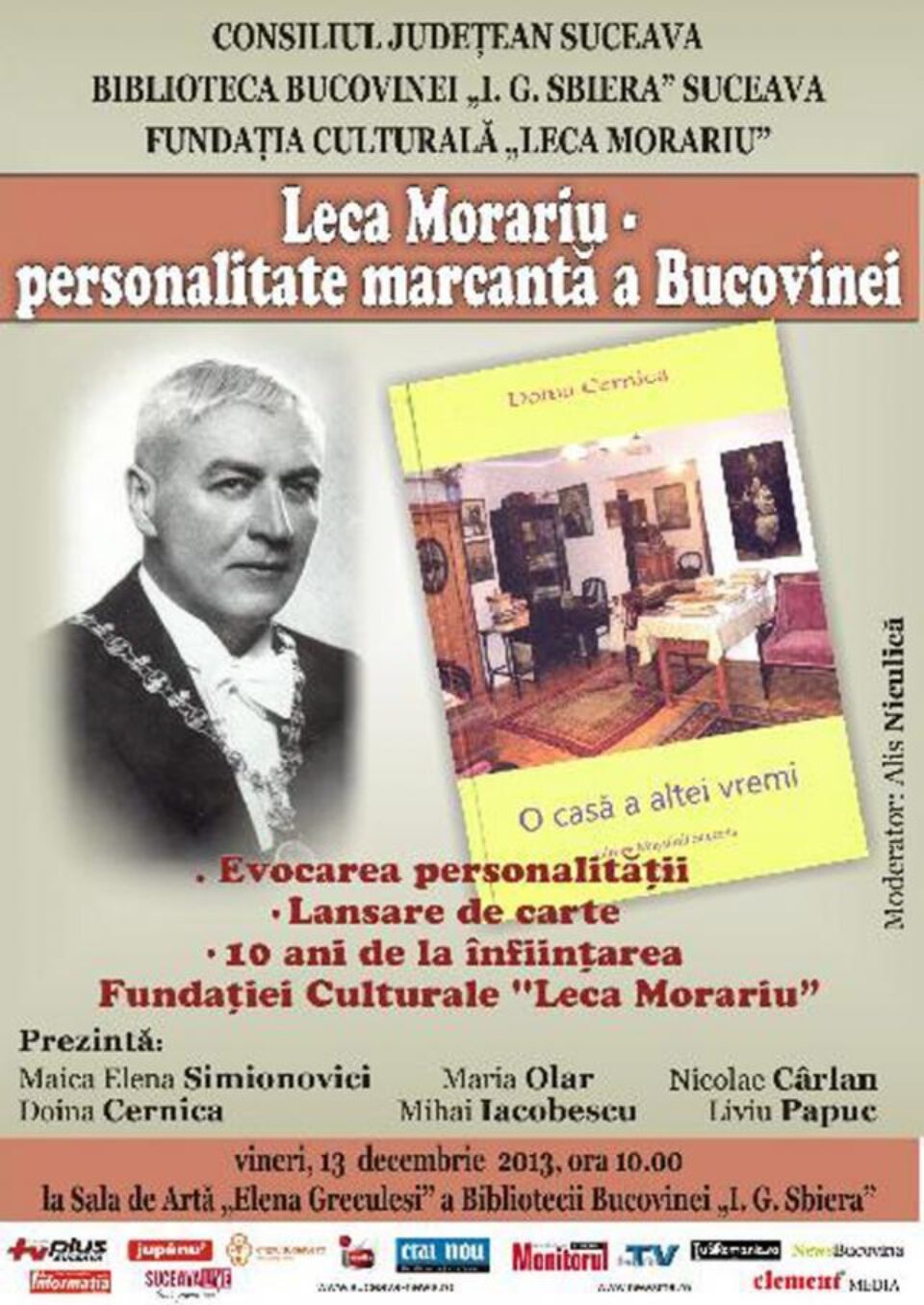Evocare și lansare de carte