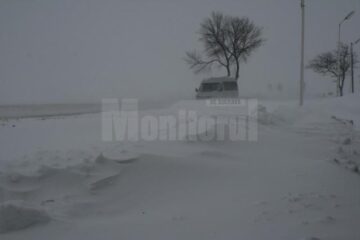 Va ninge în zona de munte, iar vântul va sufla cu viteze mari