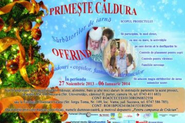 Campania umanitară „Primești căldură, oferind”, organizată de ASCOR și Fundația Geana