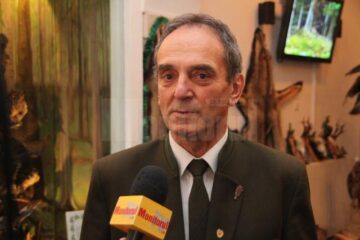 Horică Grozavu, șeful Atelierului de Taxidermie înființat în cadrul Ocolului Silvic Adâncata