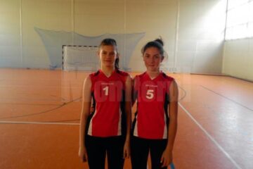 Adelina Teleagă și Andreea Ciubotariu au fost convocate de Federația Română de Volei la selecția pentru lotul național de speranțe