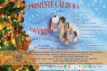 Campania „Primești căldură, oferind”, organizată de ASCOR și Fundația Geana