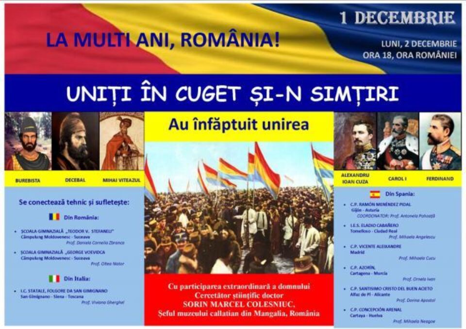 „Uniți în cuget și-n simțiri!”