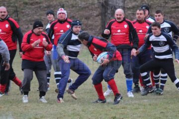 Rugbiul a învins sâmbătă la Baza Sportivă Unirea, în ciuda frigului de afară
